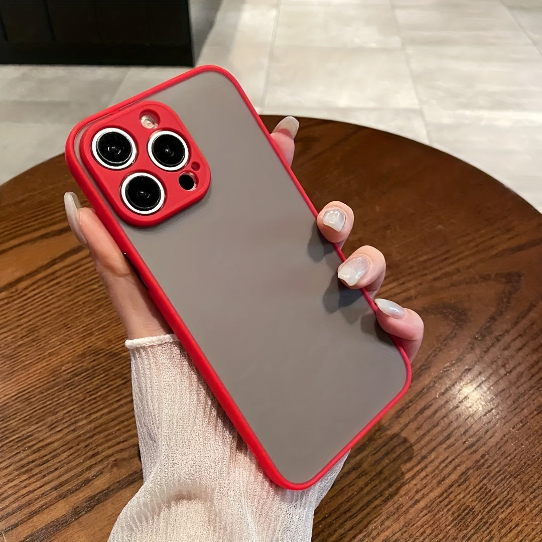 Funda Silicona Protectora Frosted iPhone