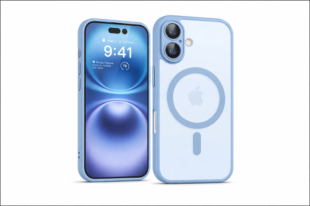 Funda Magnética Mate Translúcida Antigolpes