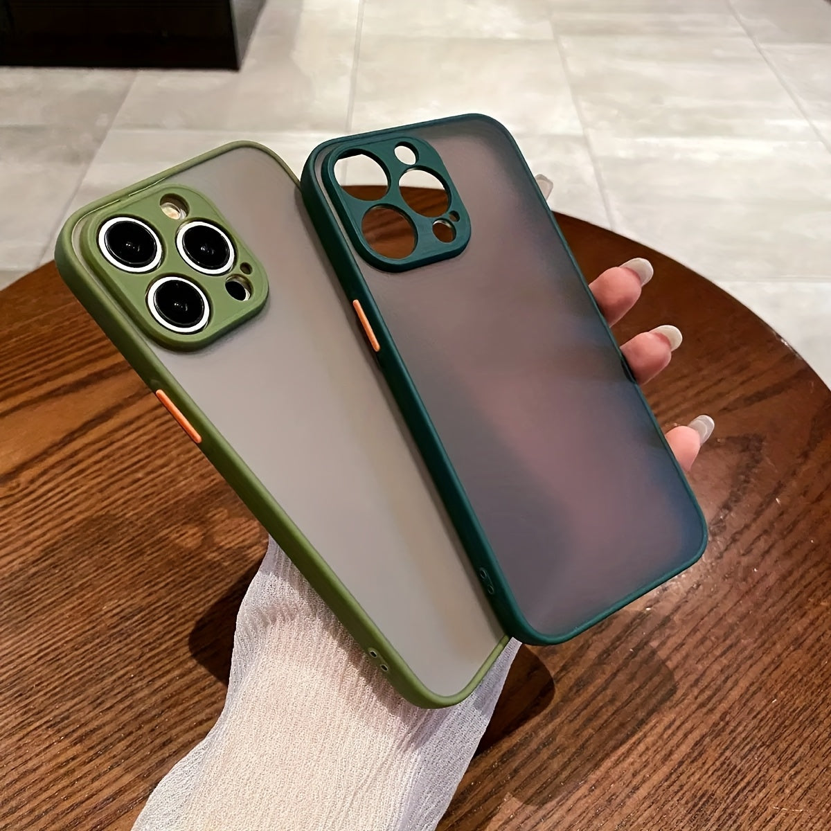 Funda Silicona Protectora Frosted iPhone