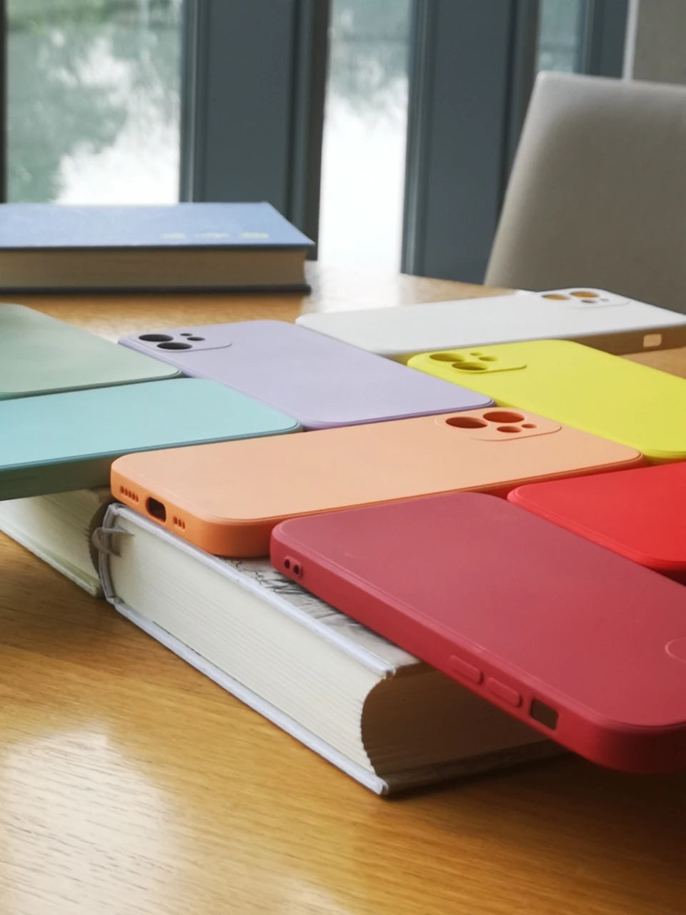 Funda de Silicona líquida de lujo a prueba de golpes