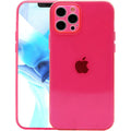 Funda transparente azul