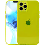 Funda transparente azul