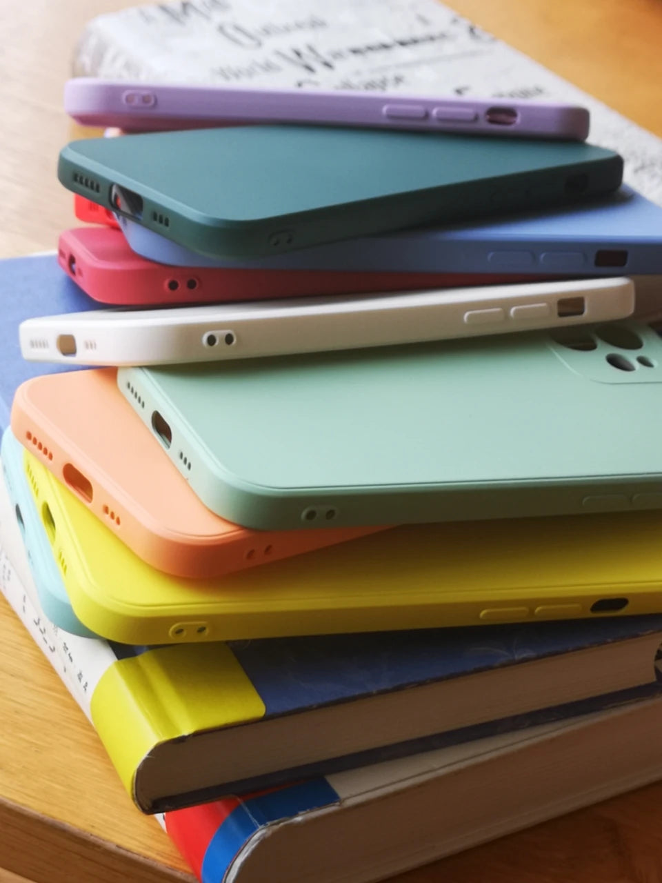 Funda de Silicona líquida de lujo a prueba de golpes