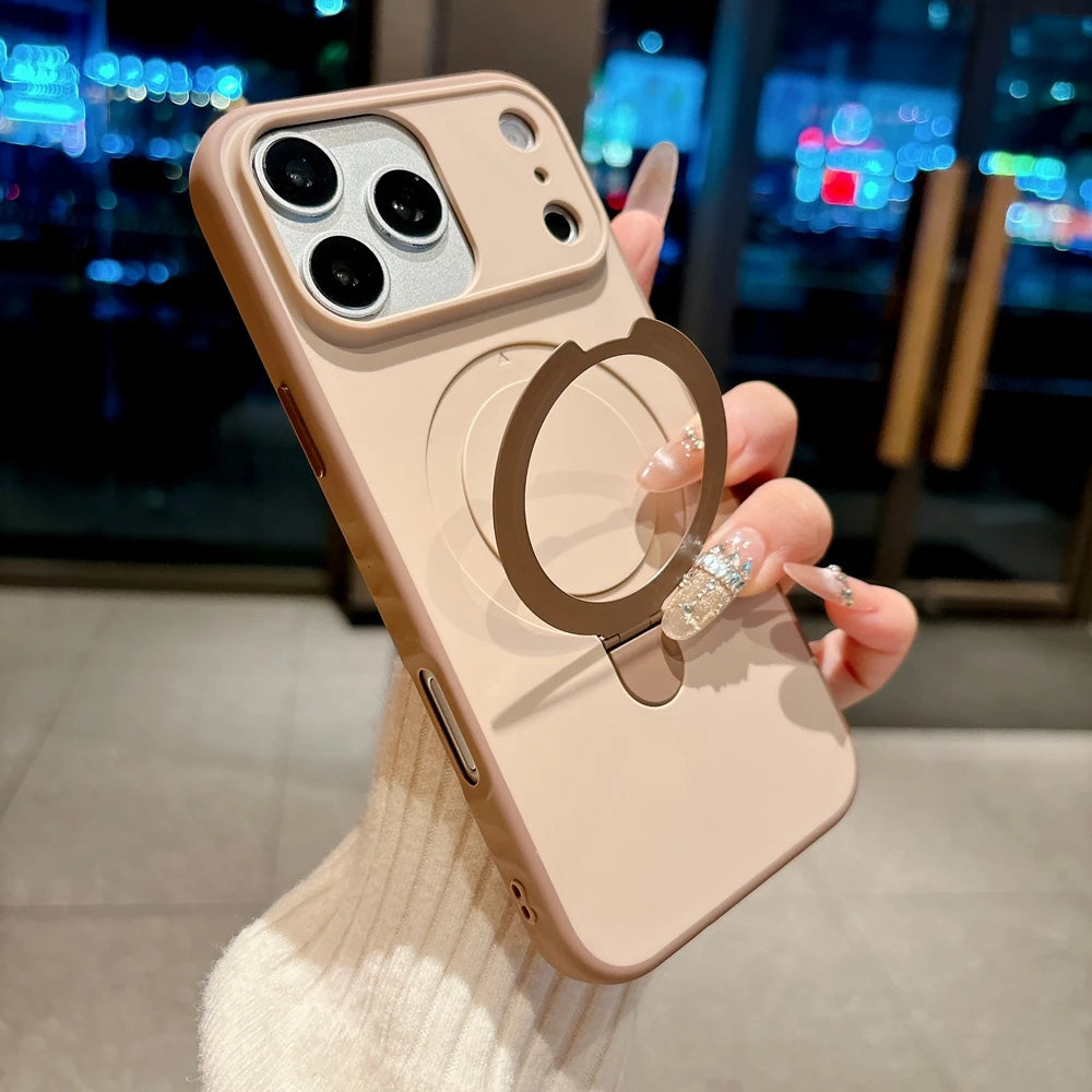 Funda de Tacto de lujo para teléfono MagSafe