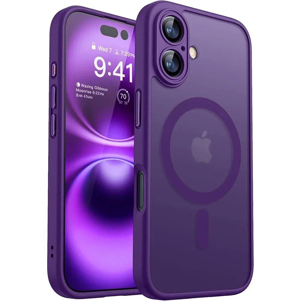 Funda Magnética Mate Translúcida Antigolpes