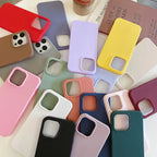 Fundas Mate de Silicona Color Caramelo