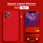 Funda de Silicona líquida de lujo a prueba de golpes