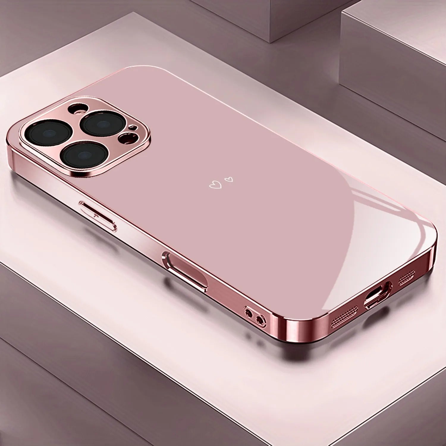 Funda Rosa Metálico