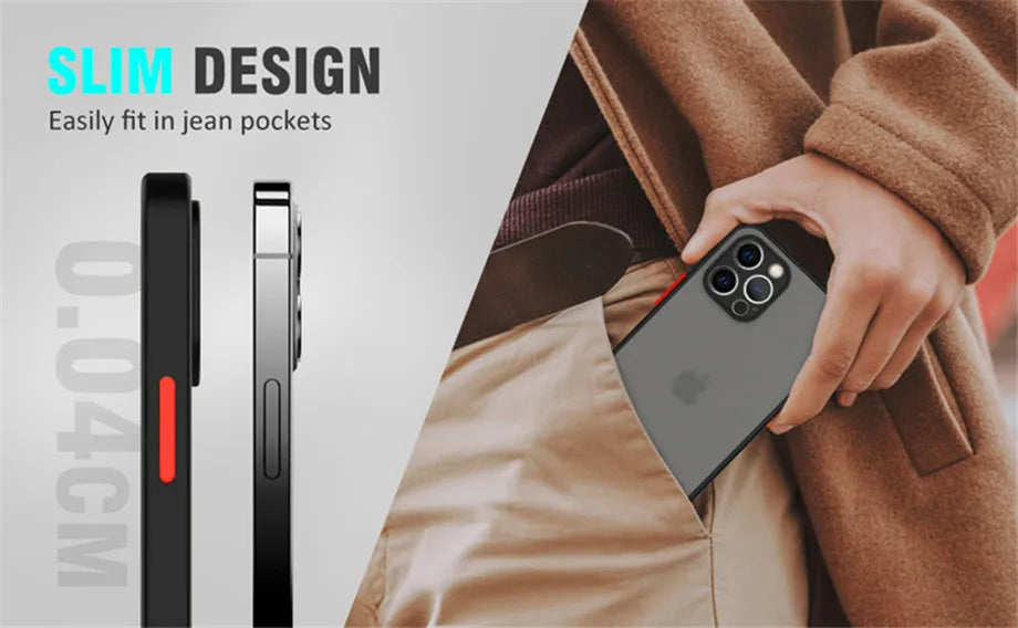 Funda a prueba de golpes mate
