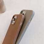 Fundas Mate de Silicona Color Caramelo