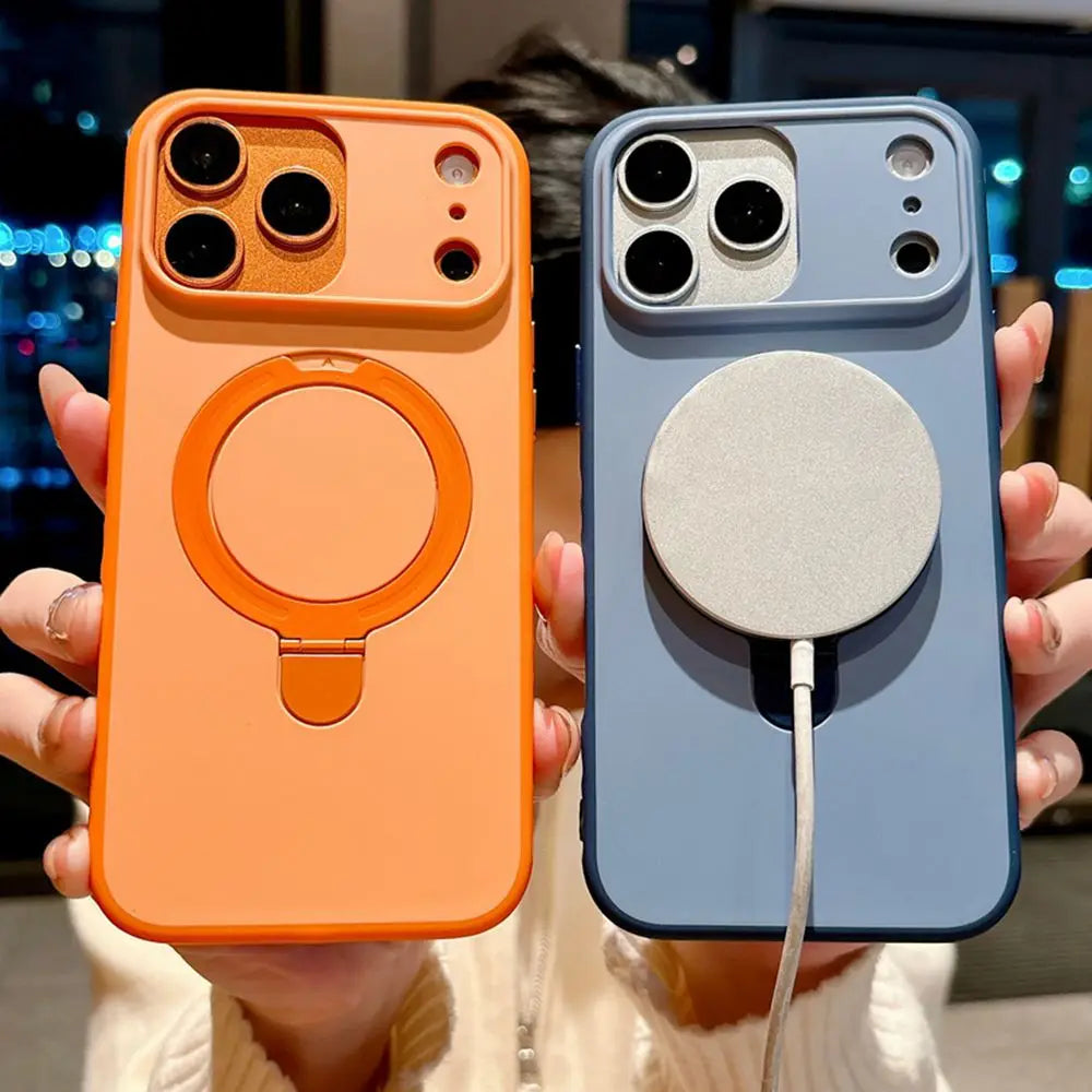 Funda de Tacto de lujo para teléfono MagSafe