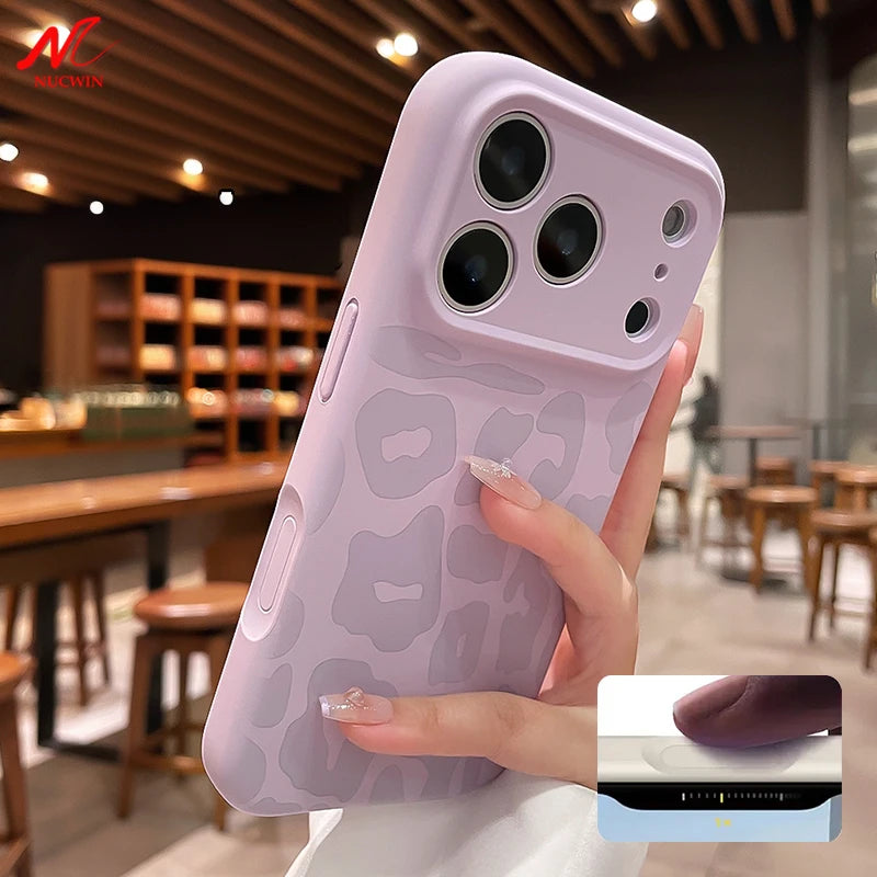 Funda estampado de leopardo