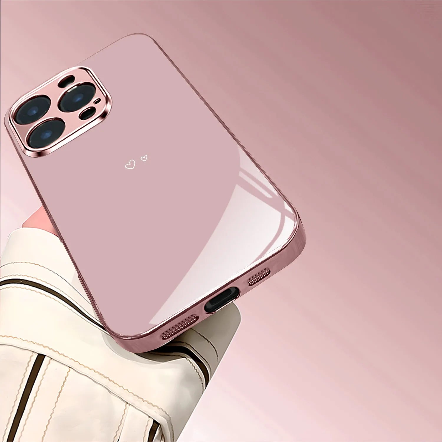 Funda Rosa Metálico