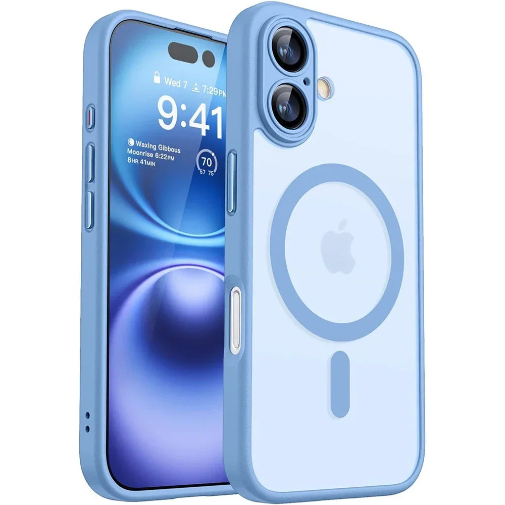 Funda Magnética Mate Translúcida Antigolpes