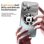 Funda mate de lujo metálica de titanio