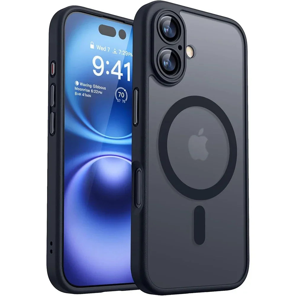 Funda Magnética Mate Translúcida Antigolpes