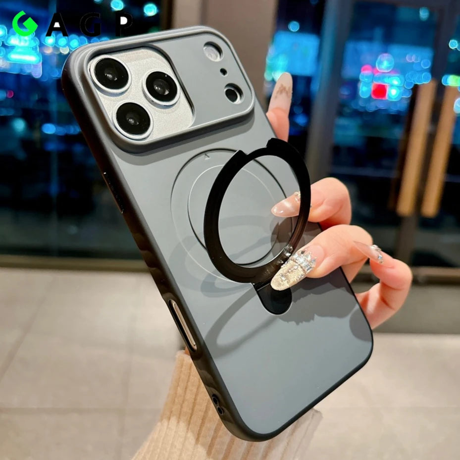 Funda de Tacto de lujo para teléfono MagSafe