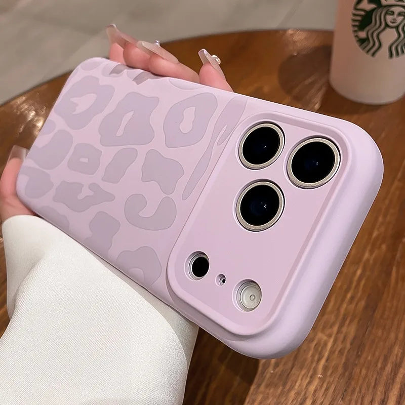 Funda estampado de leopardo