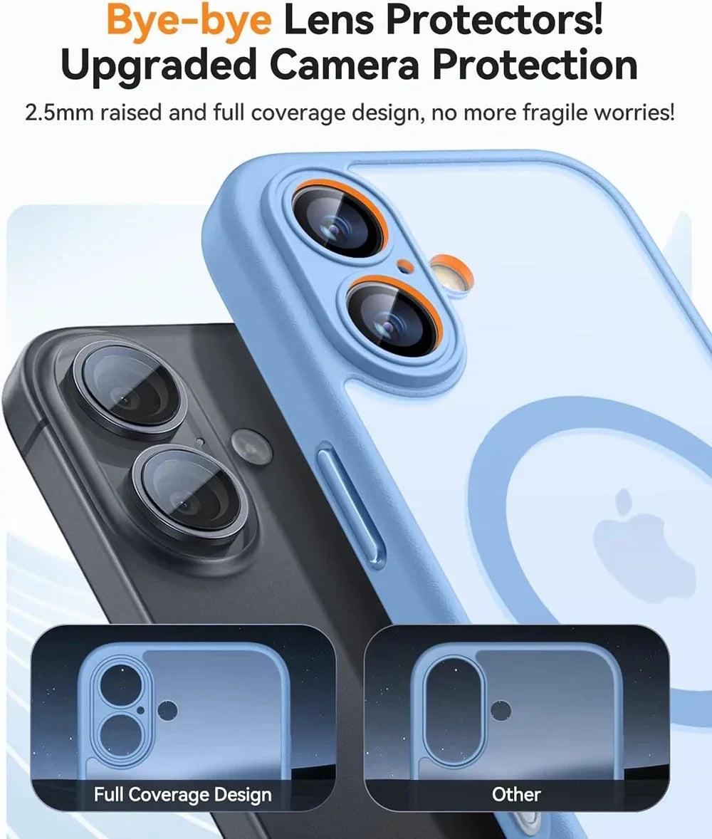 Funda Magnética Mate Translúcida Antigolpes