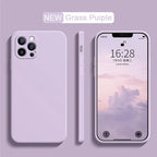 Funda de Silicona líquida de lujo a prueba de golpes