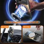 Funda mate de lujo metálica de titanio
