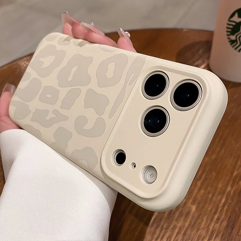 Funda estampado de leopardo