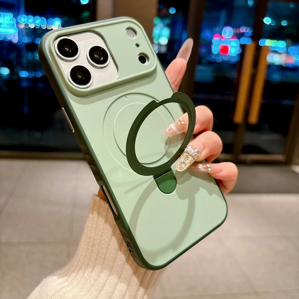Funda de Tacto de lujo para teléfono MagSafe